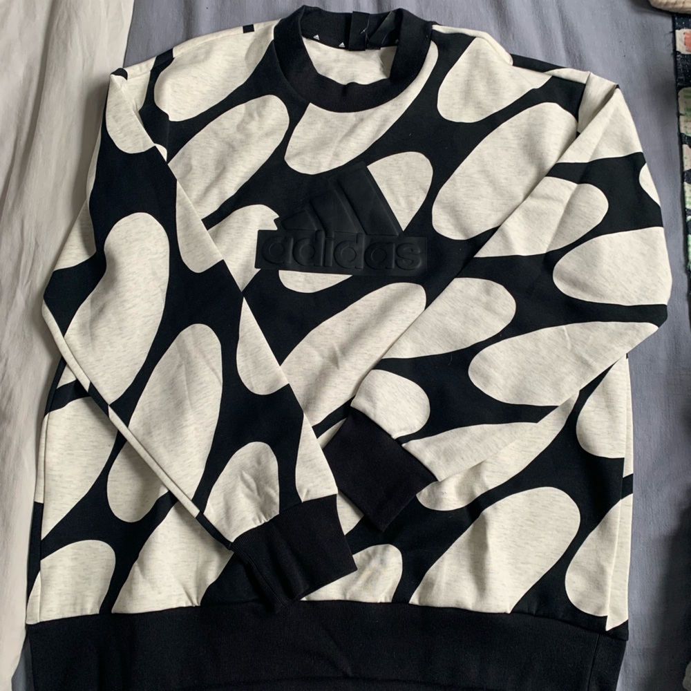 XL Marimekko x Adidas collab pullover crewneck sweatshirt